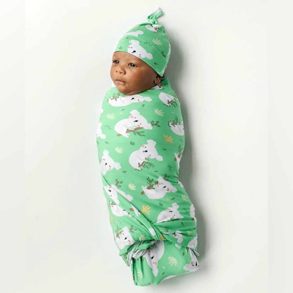 🐨NIB LS Green Koalas Swaddle Set🐨